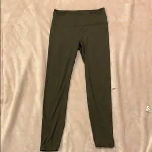 Olive mock lululemon leggings